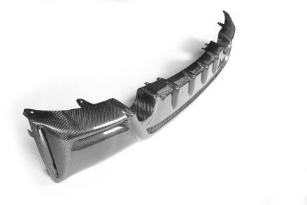 Kolfiber M-Performance Style diffuser, ett rr p varje sida till BMW F22 och F23 (Passar M-Paket)