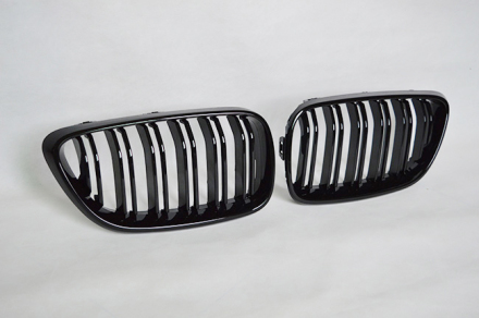 Blanksvart Grill till BMW 2-Serie, F87 M2, F22 och F23