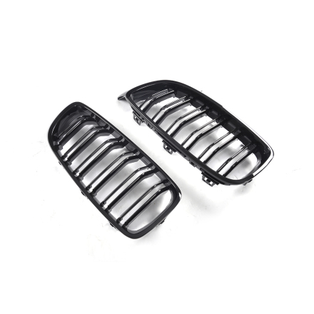 Blanksvart M Grill till BMW 4-Serie, M3 och M4 (Passar F80, F32, F33, F36, F82, F83)