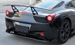 Kolfiber GT Racing spoiler till Ferrari 458 Italia