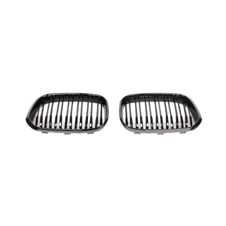 Blank svart ABS grill till BMW F20 och F21 (Bara LCI)