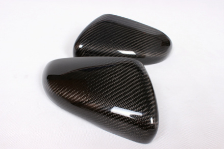 Golf VI Kolfiber Backspegelkpor, monteras med tejp p orginalet