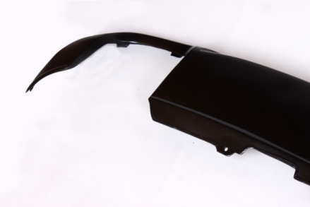 Svart plast diffuser till AUDI A5 Coup standard sttfngare, dubbla pipor p bda sidor 2008-2012