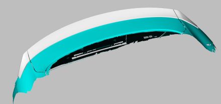 3-Delad Kolfiber spoiler till Audi A5, S5, RS5, Sportback 4 drrars 2017-2021