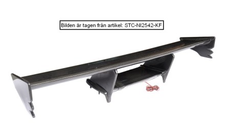 NISMO style Bakluckespoiler till Nissan GT-R R35 (Plast)