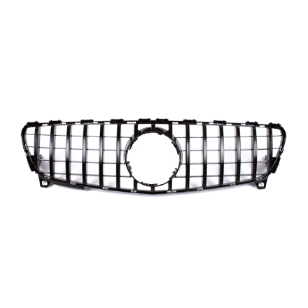 Silver AMG GTR style grill till Mercedes-Benz A Class W176, Facelift, 2016-2018