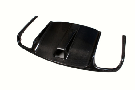 Kolfiber diffuser till Mercedes-Benz E-Klass Coupe/Cab 2013- (AMG stt) (Dubbla rr bda sidor)