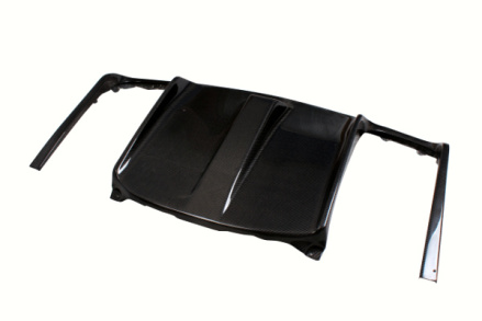 Plast diffuser till Mercedes-Benz E-Klass Coupe/Cab 2013- (AMG stt) (Dubbla rr bda sidor)