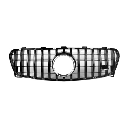 GTR grill i Svart till Mercedes-Benz GLA X156 GLA200 GLA250 GLA45 AMG 2017-2019