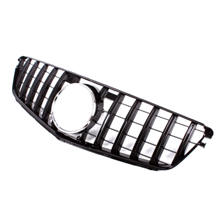 Svart AMG GTR grill. Passar C-Klass W204, 2007-2014