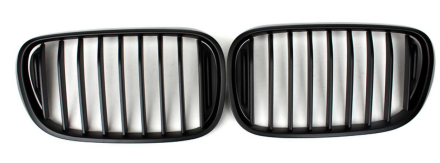 Mattsvart grill med singel ribba till BMW 7 Serie, G11 och G12 (Ej Facelift)